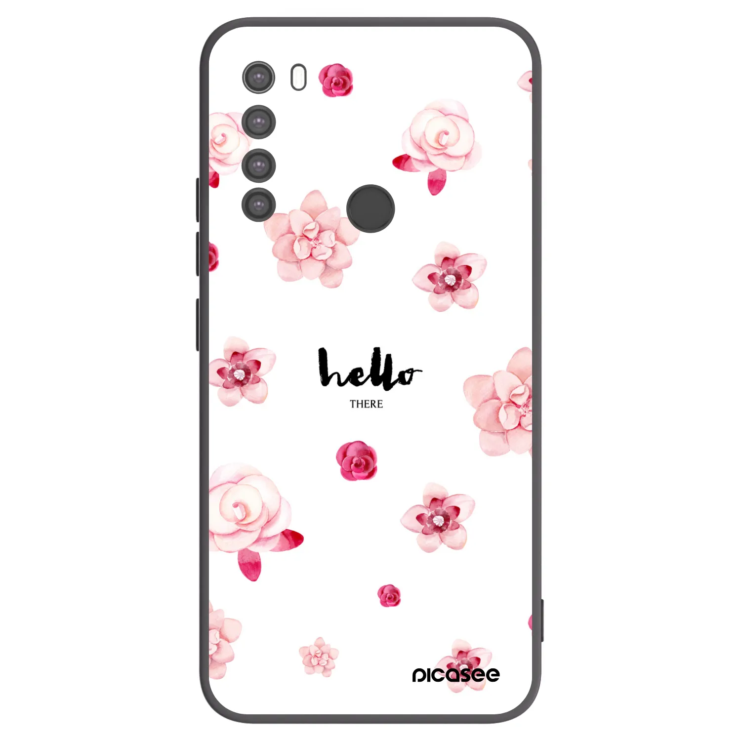 Picasee silikonový černý obal pro Xiaomi Redmi Note 8 - Hello there