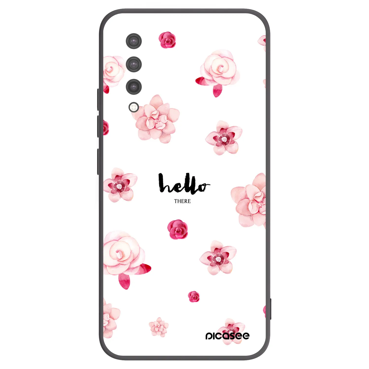Picasee silikonový černý obal pro Xiaomi Mi 9 Lite - Hello there