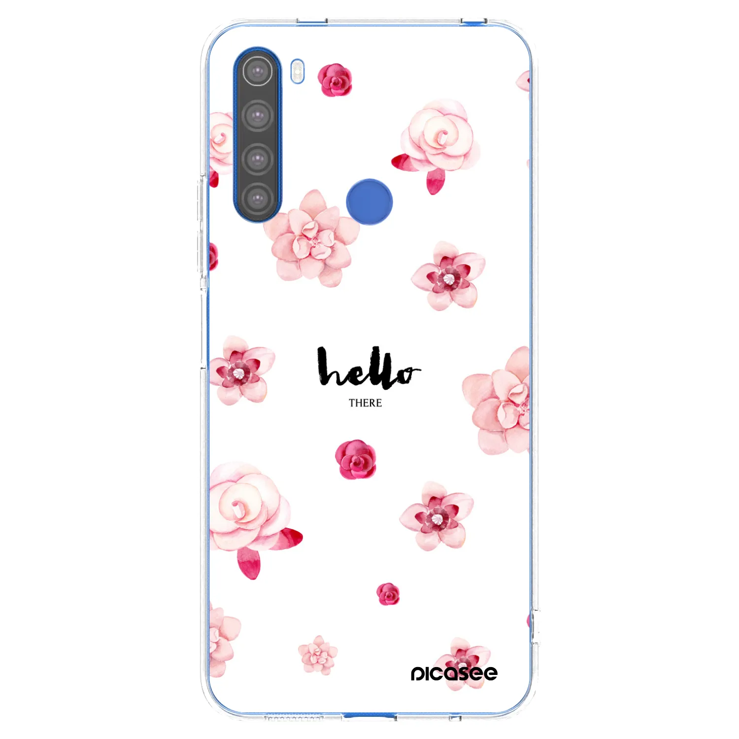 Picasee silikonový průhledný obal pro Xiaomi Redmi Note 8T - Hello there