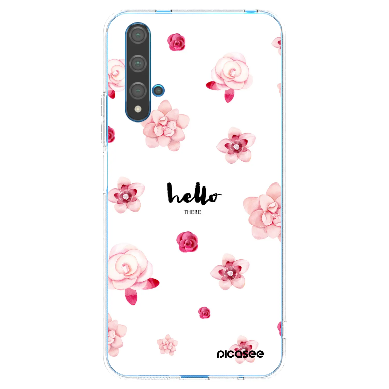 Picasee silikonový průhledný obal pro Huawei Nova 5T - Hello there