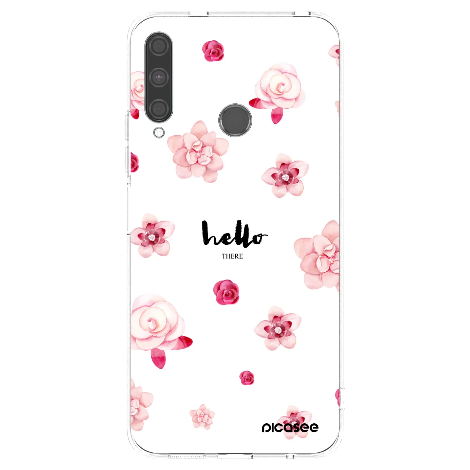 Picasee silikonový průhledný obal pro Huawei P40 Lite E - Hello there