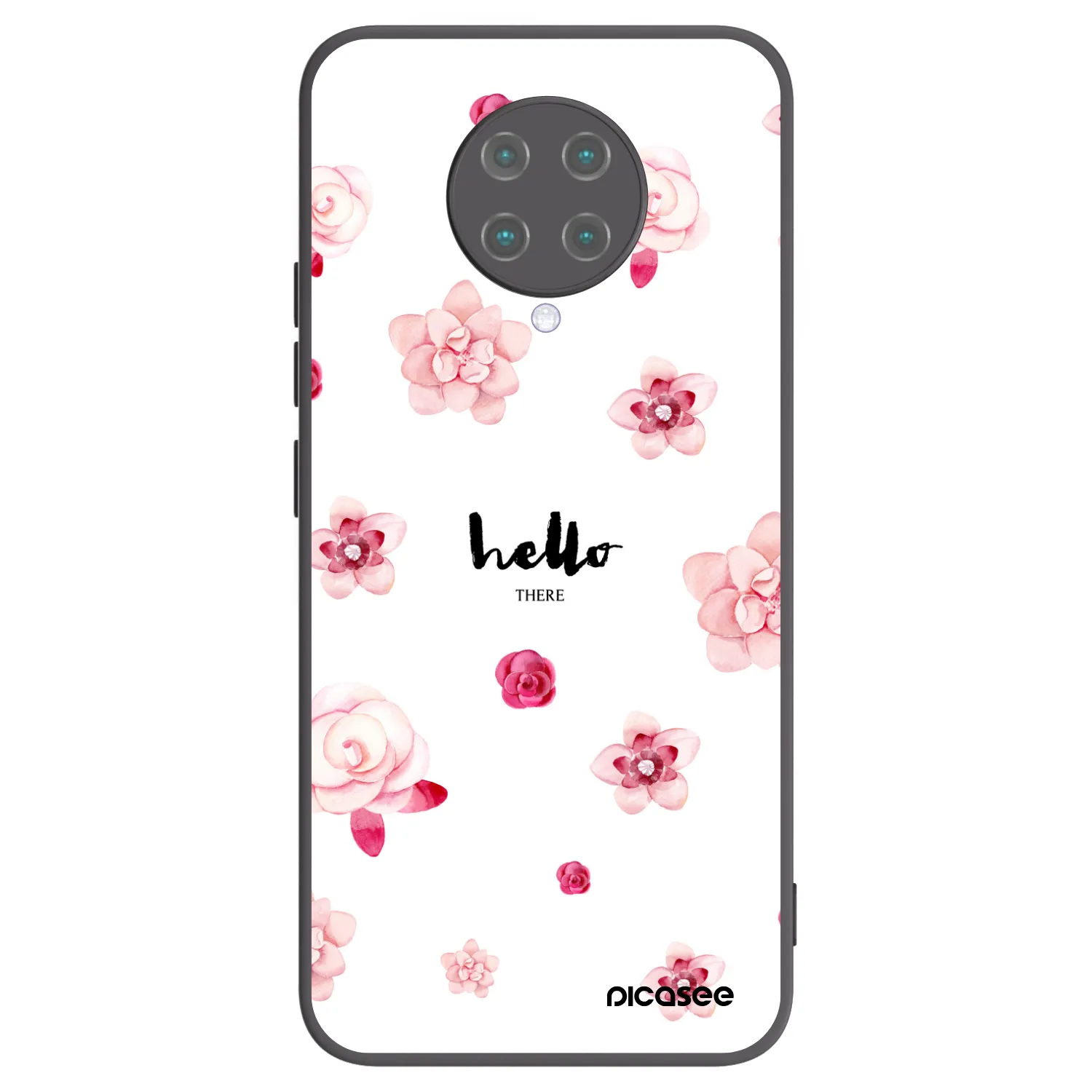 Picasee silikonový černý obal pro Xiaomi Poco F2 Pro - Hello there