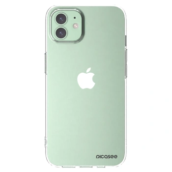 Picasee silikonový průhledný obal pro Apple iPhone 12 - Clear