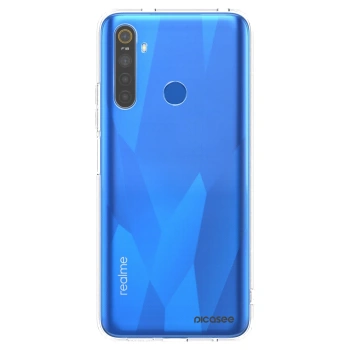 Picasee silikonový průhledný obal pro Realme 5 - Clear