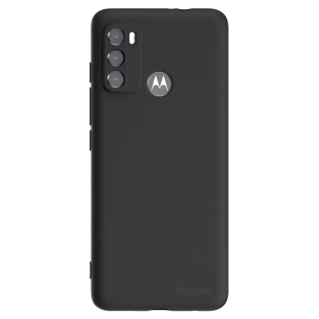 Picasee silikonový černý obal pro Motorola Moto G60 - Clear