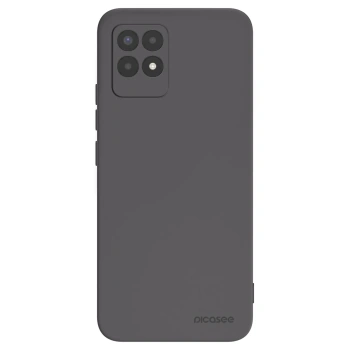 Picasee silikonový černý obal pro Realme 8i - Clear