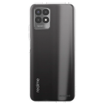 Picasee silikonový průhledný obal pro Realme 8i - Clear