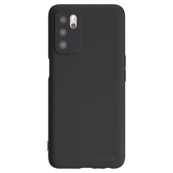 Picasee silikonový černý obal pro OPPO A16s - Clear