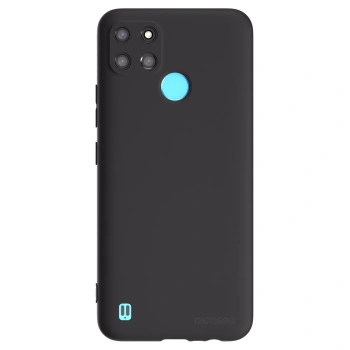 Picasee silikonový černý obal pro Realme C21Y - Clear