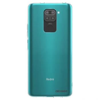 Picasee silikonový černý obal pro Xiaomi Redmi Note 9 - Clear