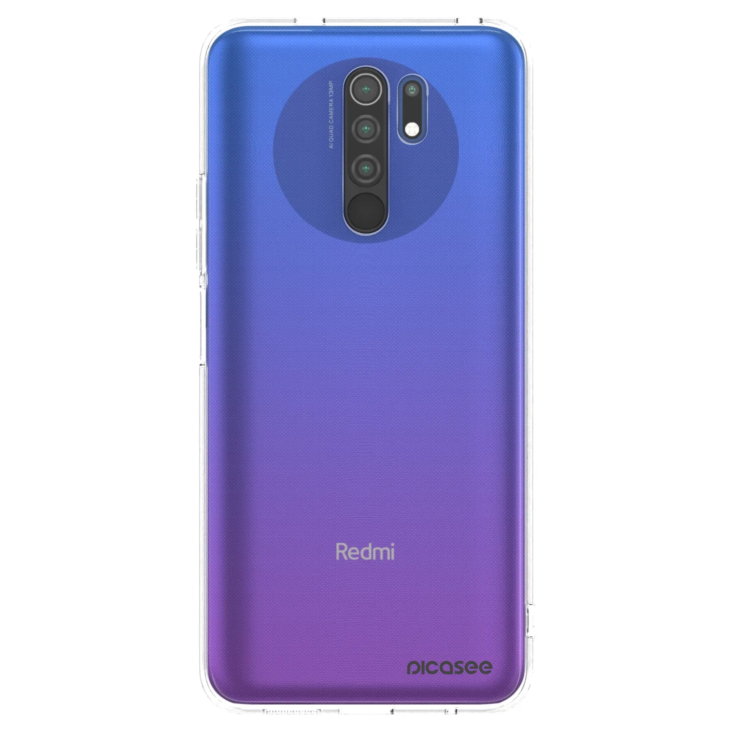 Picasee silikonový průhledný obal pro Xiaomi Redmi 9 - Clear