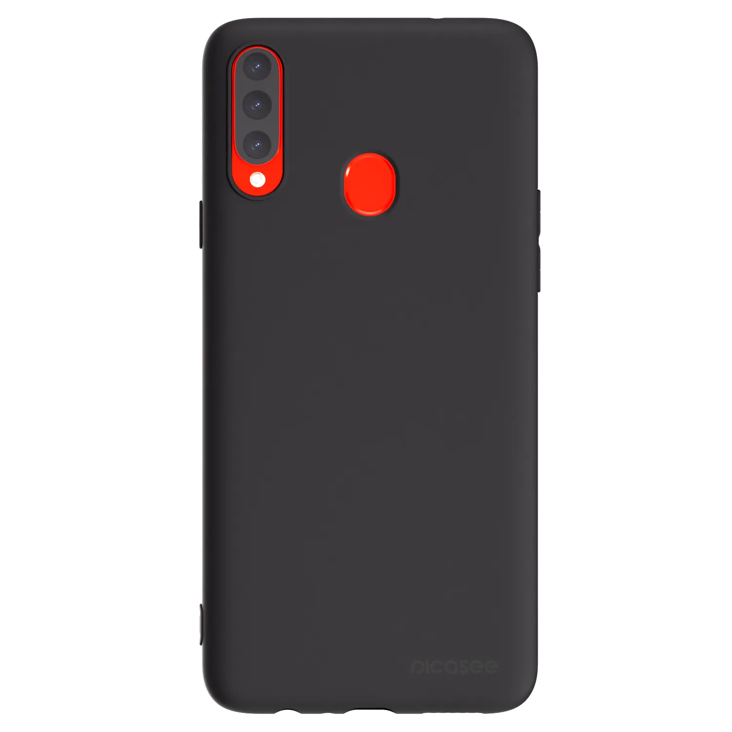 Picasee silikonový černý obal pro Samsung Galaxy A20s - Clear