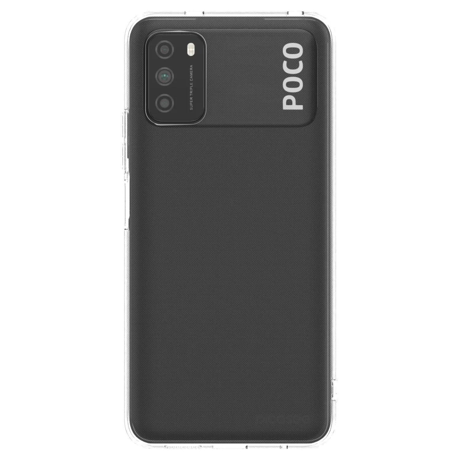 Picasee silikonový průhledný obal pro Xiaomi Poco M3 - Clear