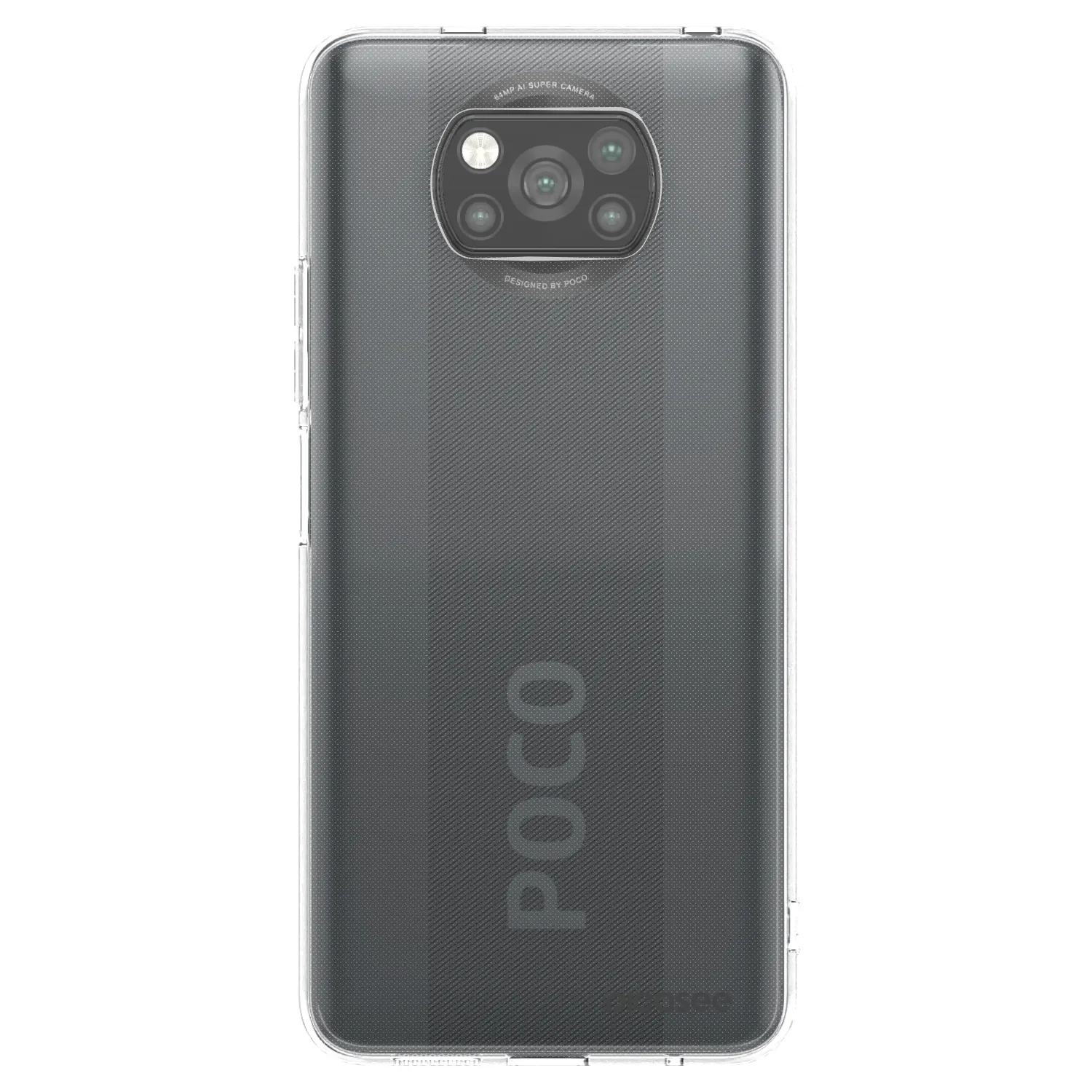 Picasee silikonový černý obal pro Xiaomi Poco X3 Pro - Clear