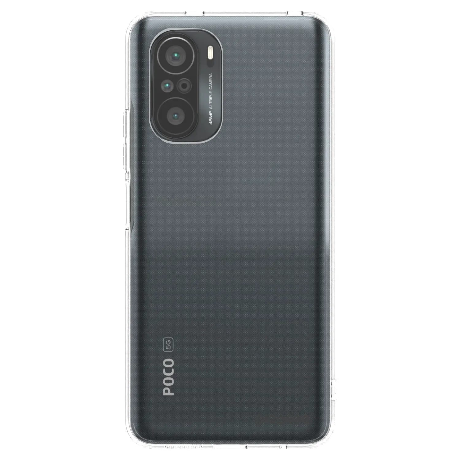 Picasee silikonový průhledný obal pro Xiaomi Poco F3 - Clear