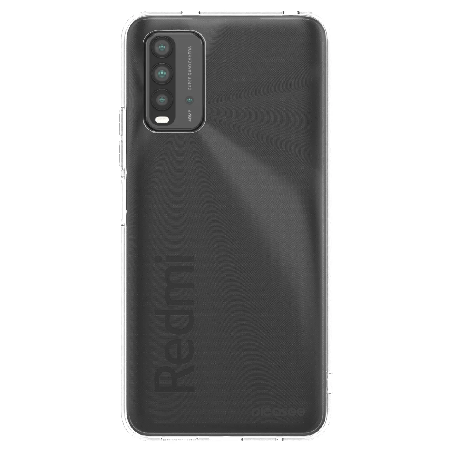 Picasee silikonový černý obal pro Xiaomi Redmi 9T - Clear