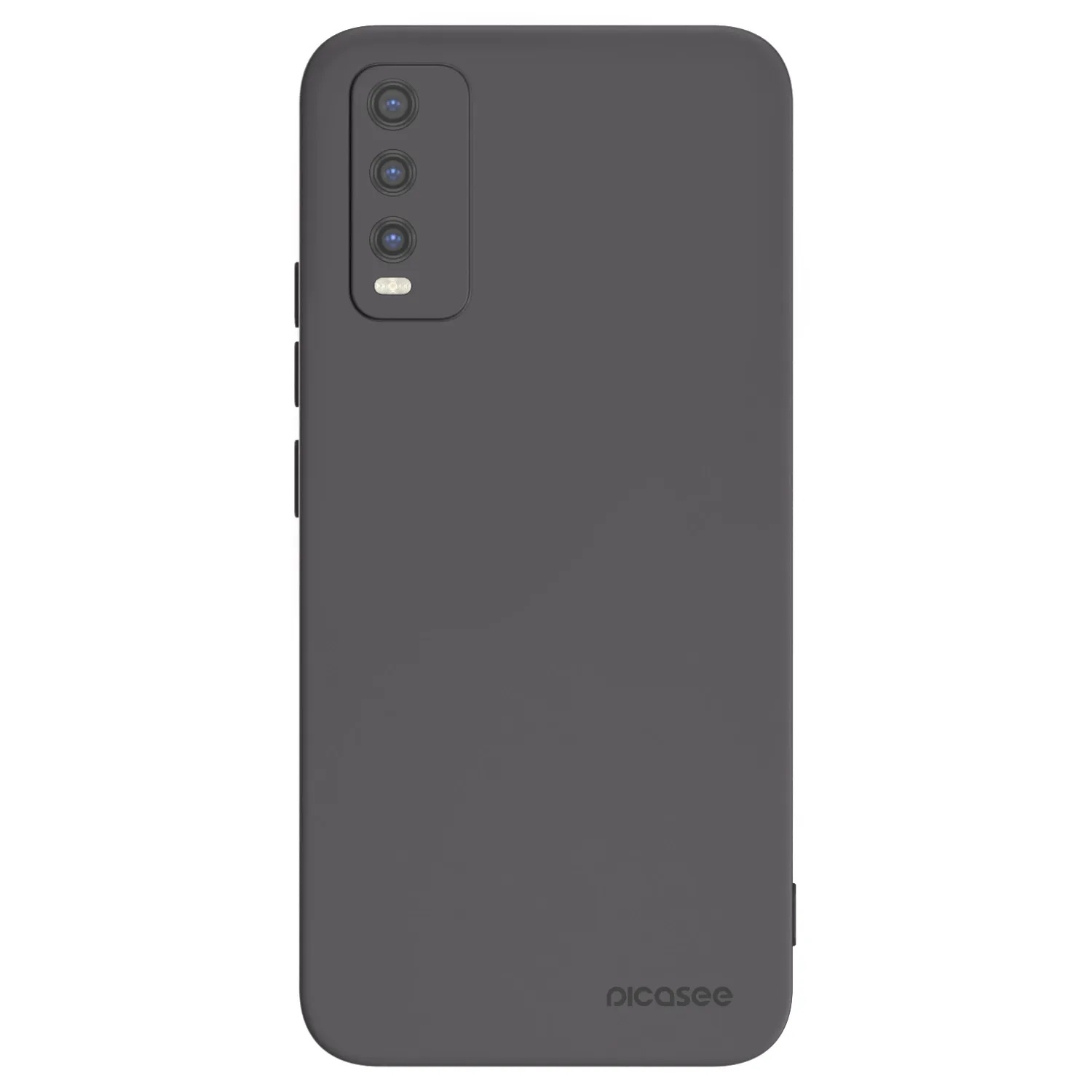 Picasee silikonový černý obal pro Vivo Y20s - Clear