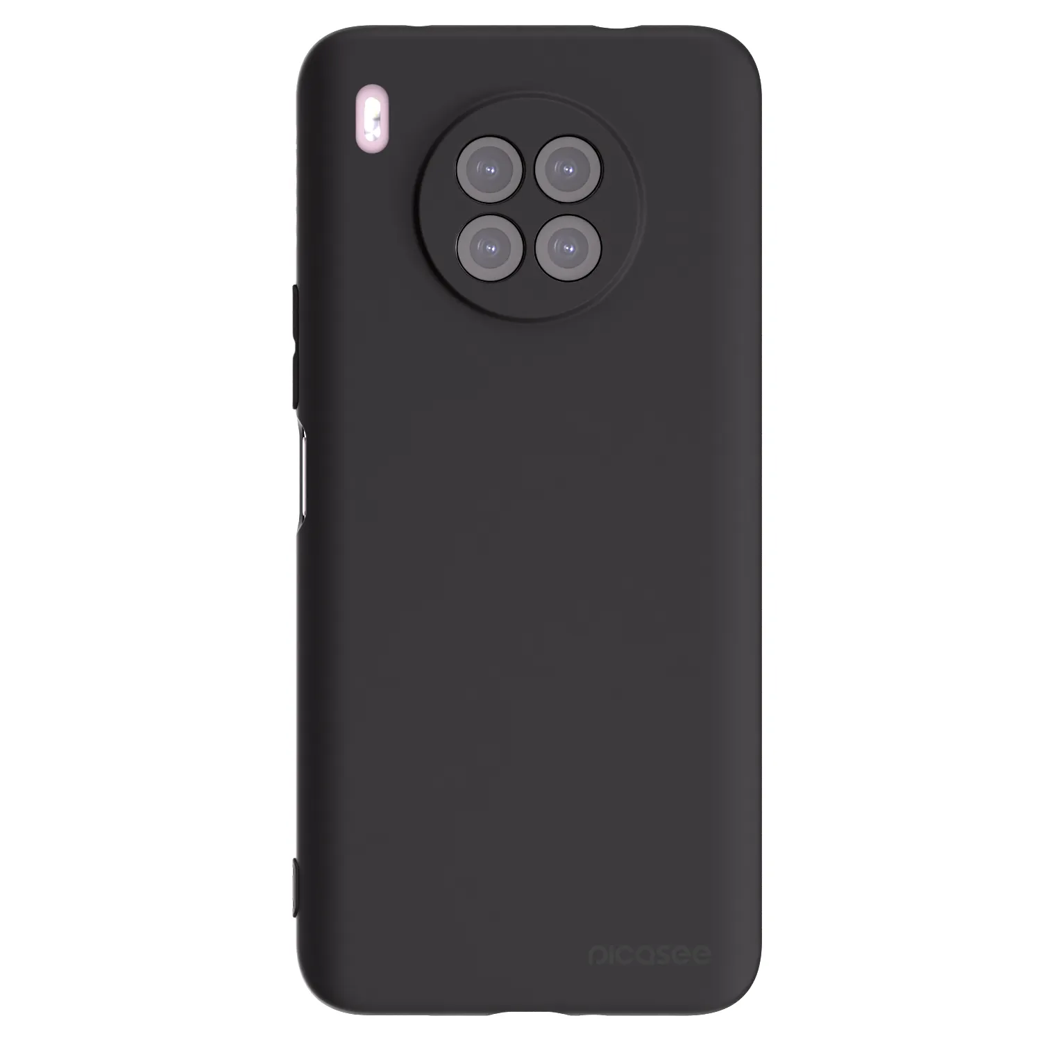 Picasee silikonový černý obal pro Huawei Nova 8i - Clear