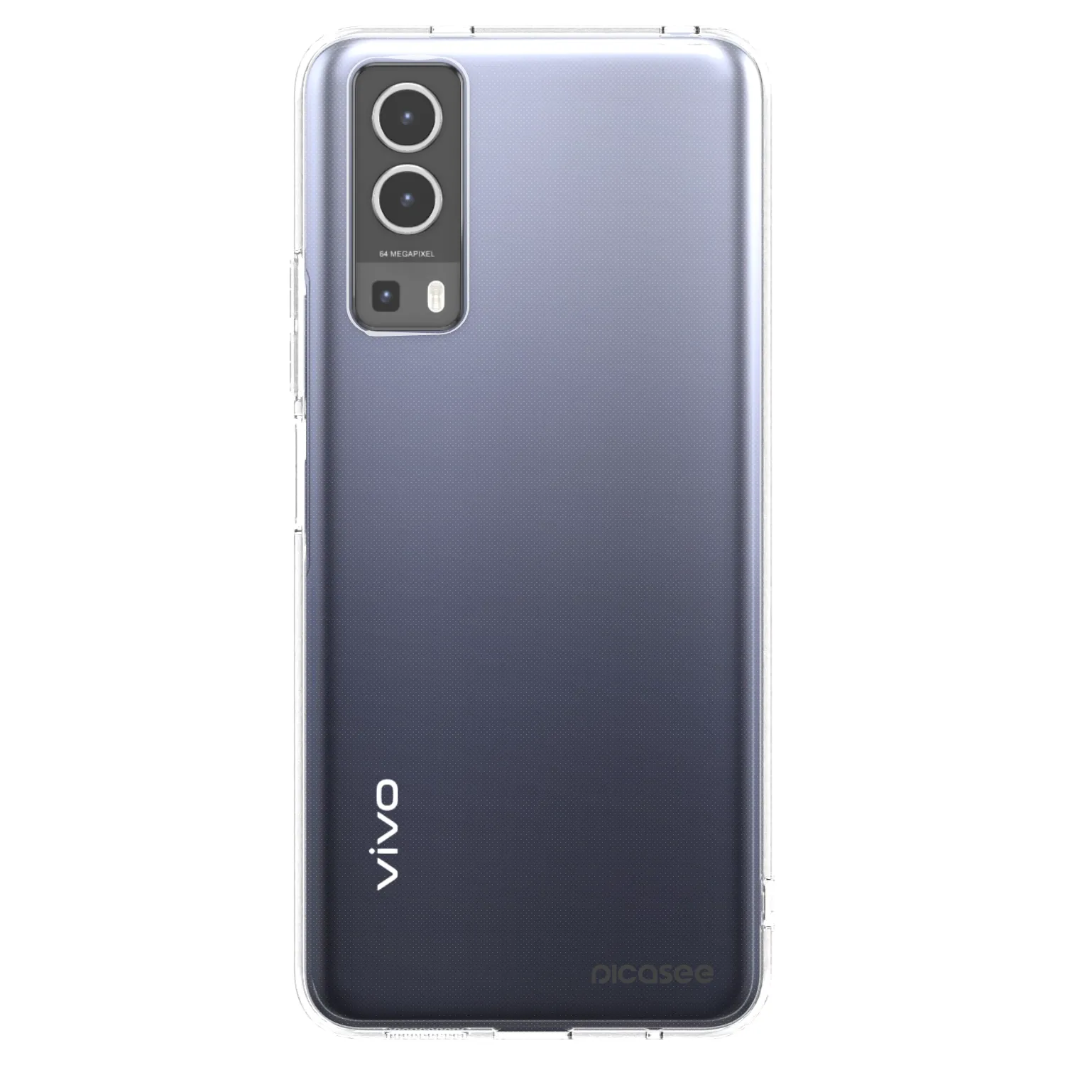 Picasee silikonový průhledný obal pro Vivo Y72 5G - Clear