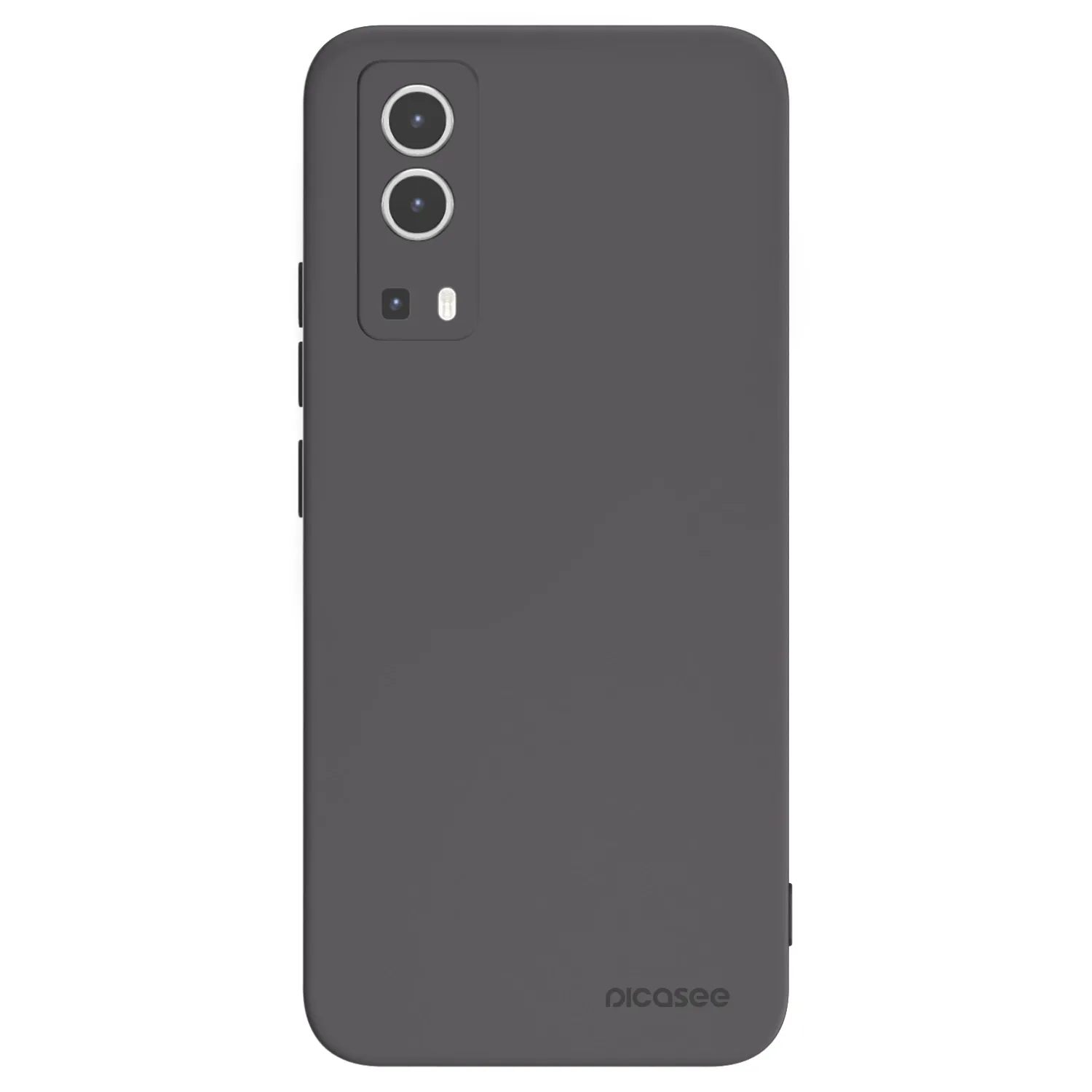 Picasee silikonový černý obal pro Vivo Y72 5G - Clear