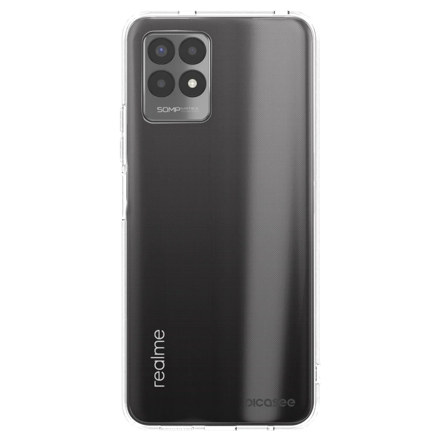Picasee silikonový průhledný obal pro Realme 8i - Clear