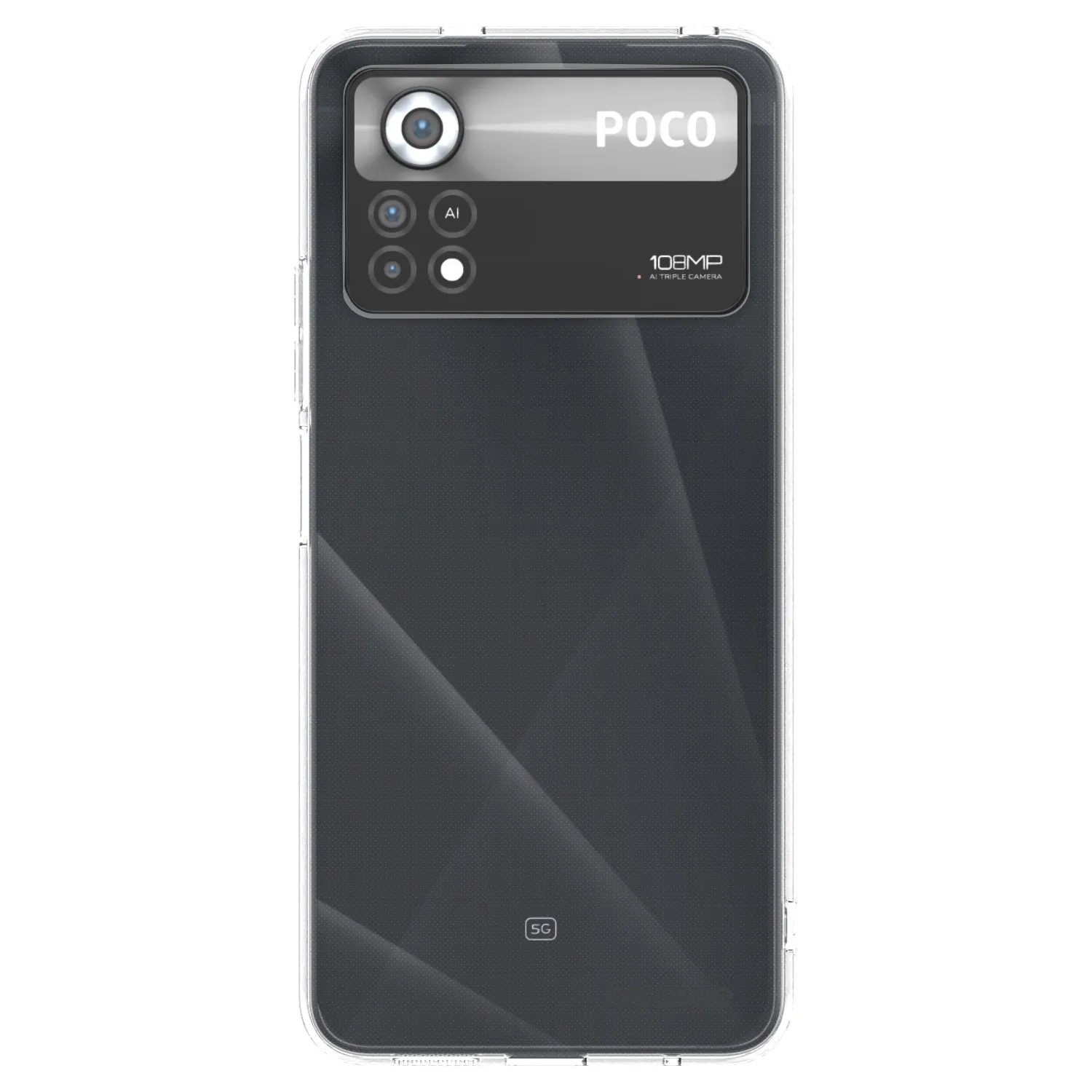 Picasee silikonový průhledný obal pro Xiaomi Poco X4 Pro 5G - Clear