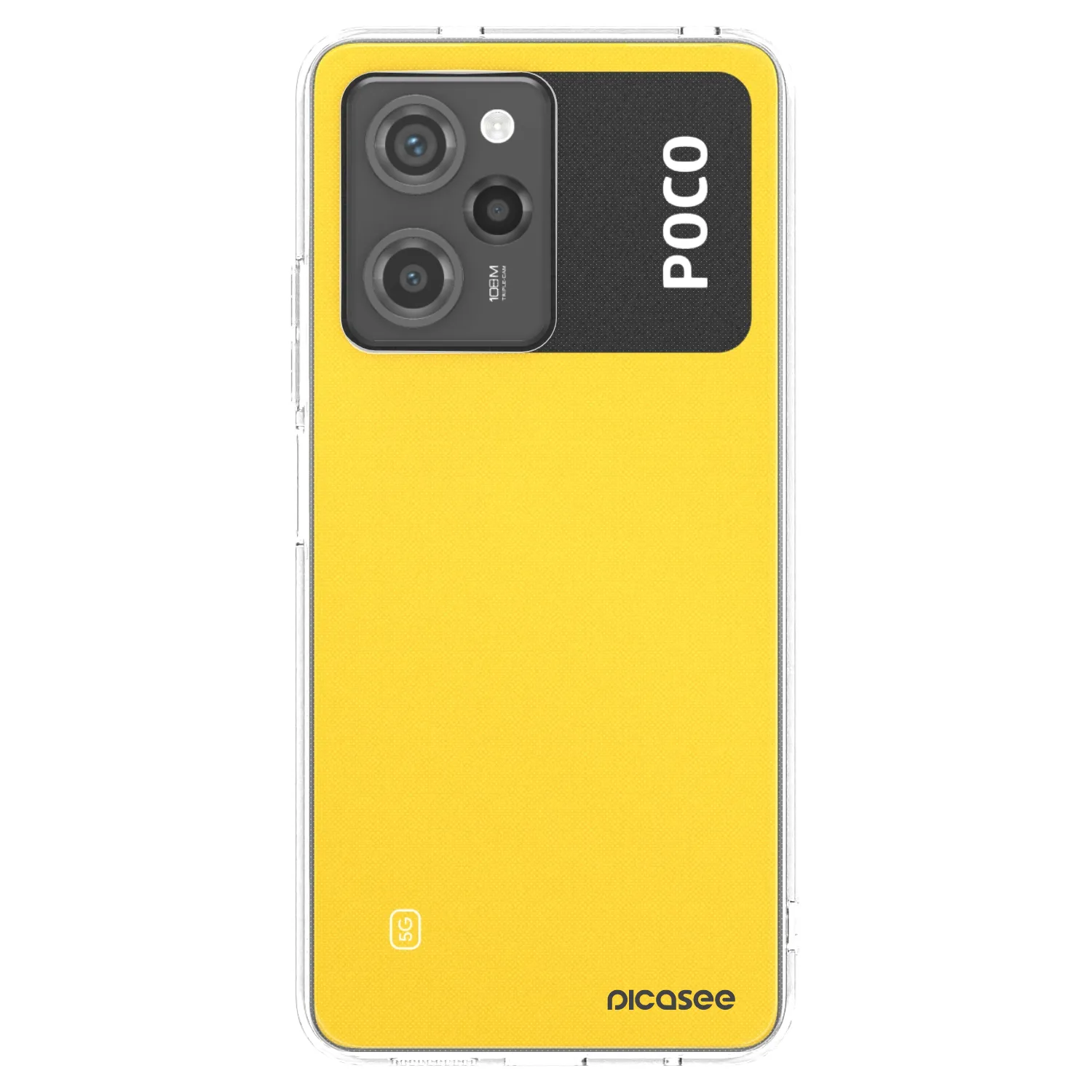 Picasee silikonový černý obal pro Xiaomi Poco X5 Pro - Clear
