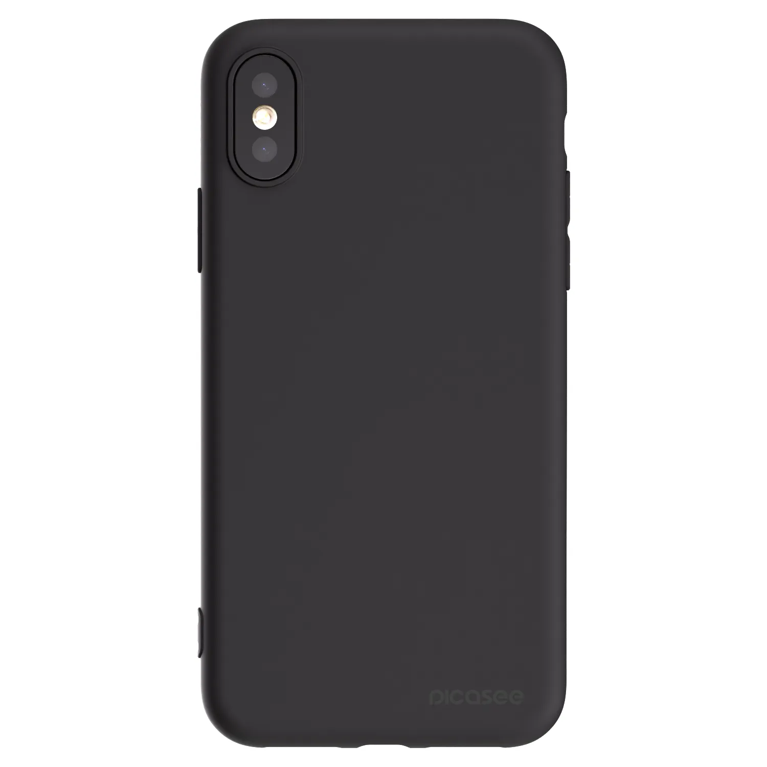 Picasee silikonový černý obal pro Apple iPhone X/XS - Clear