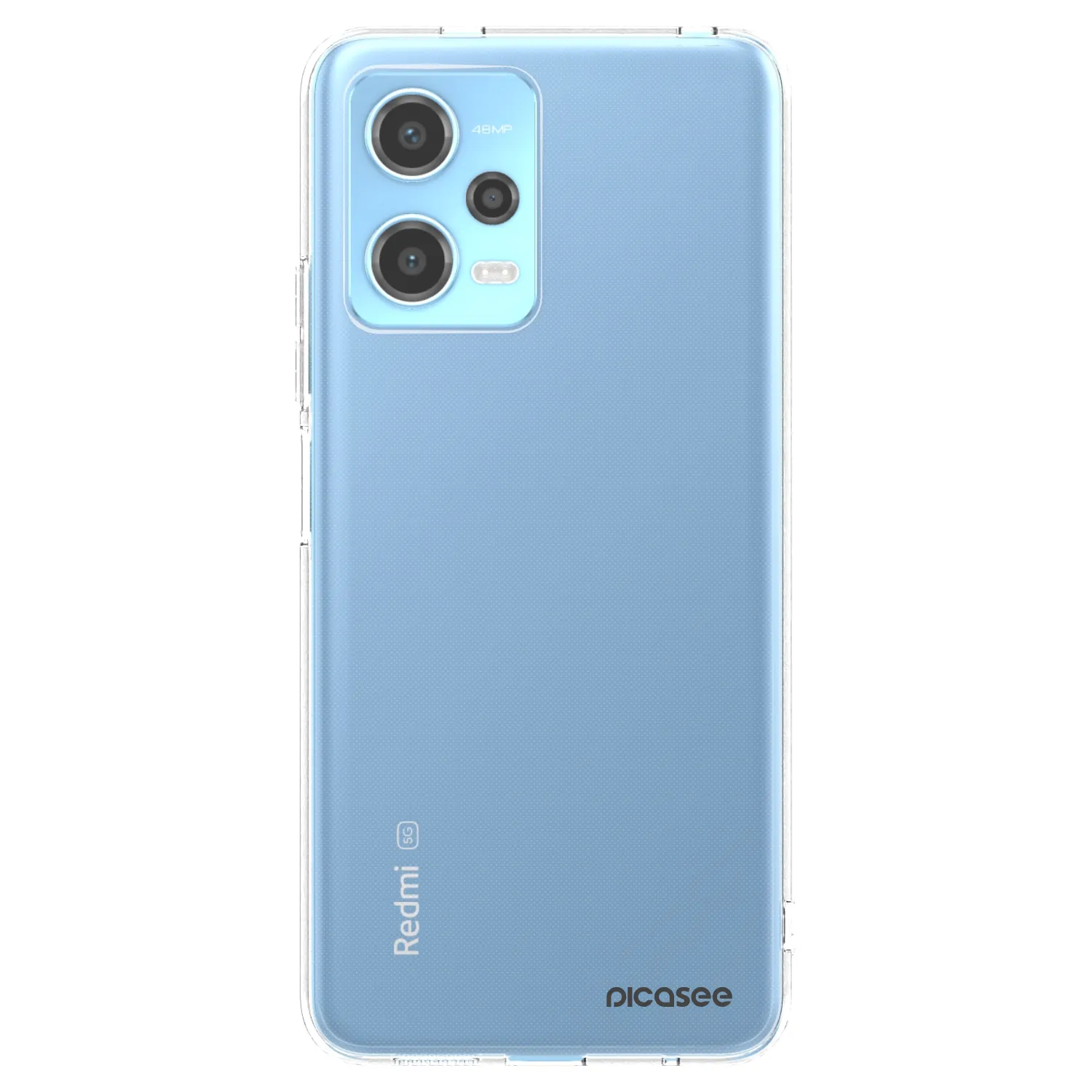 Picasee silikonový průhledný obal pro Xiaomi Redmi Note 12 5G - Clear