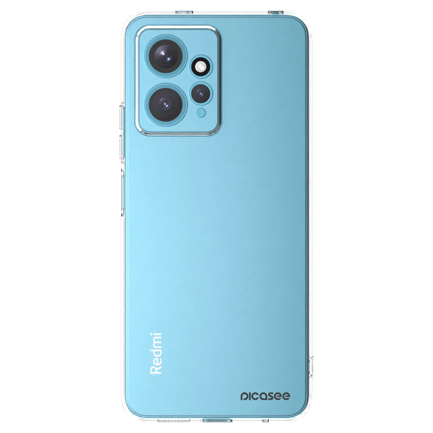 Picasee silikonový průhledný obal pro Xiaomi Redmi Note 12 4G - Clear