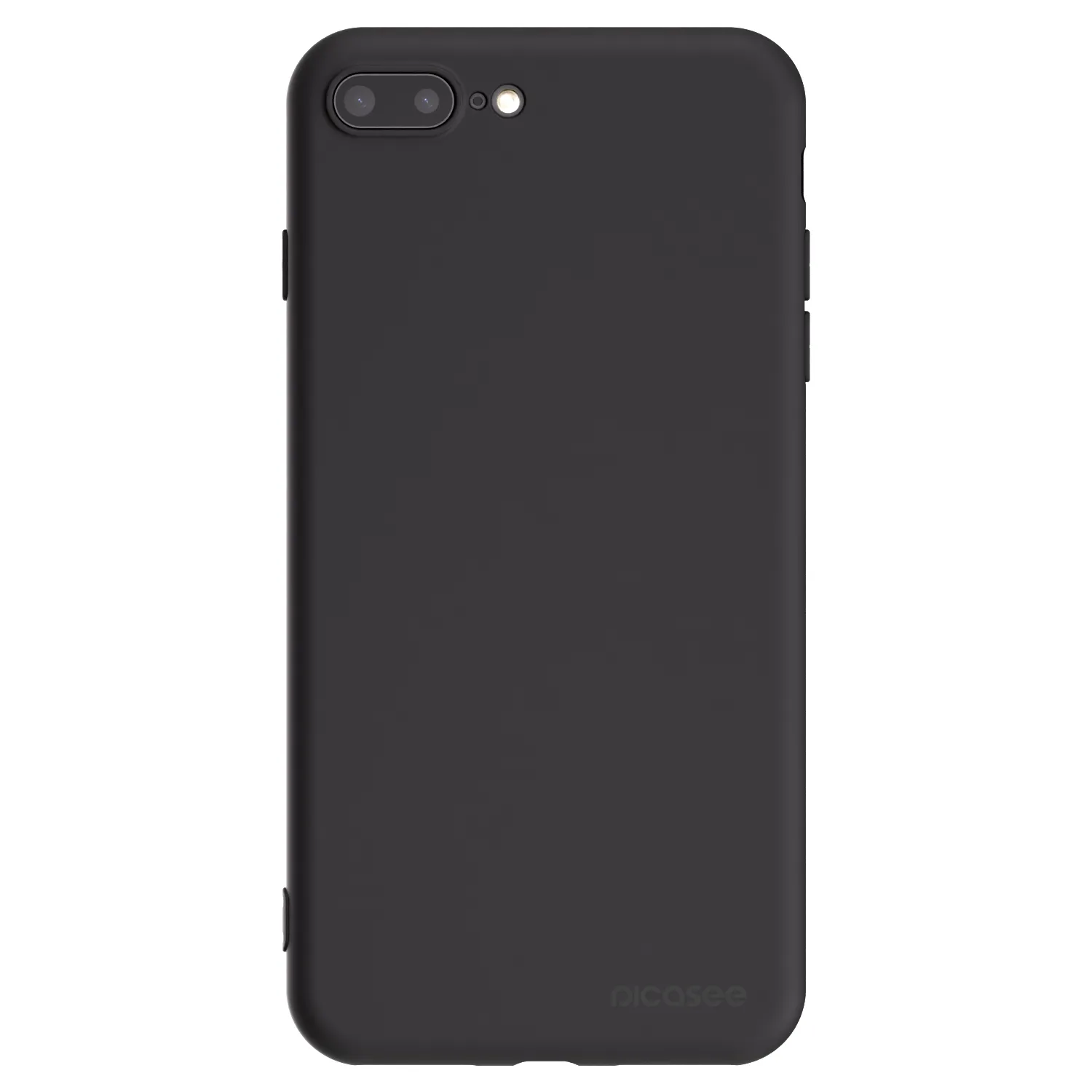 Picasee silikonový černý obal pro Apple iPhone 7 Plus - Clear
