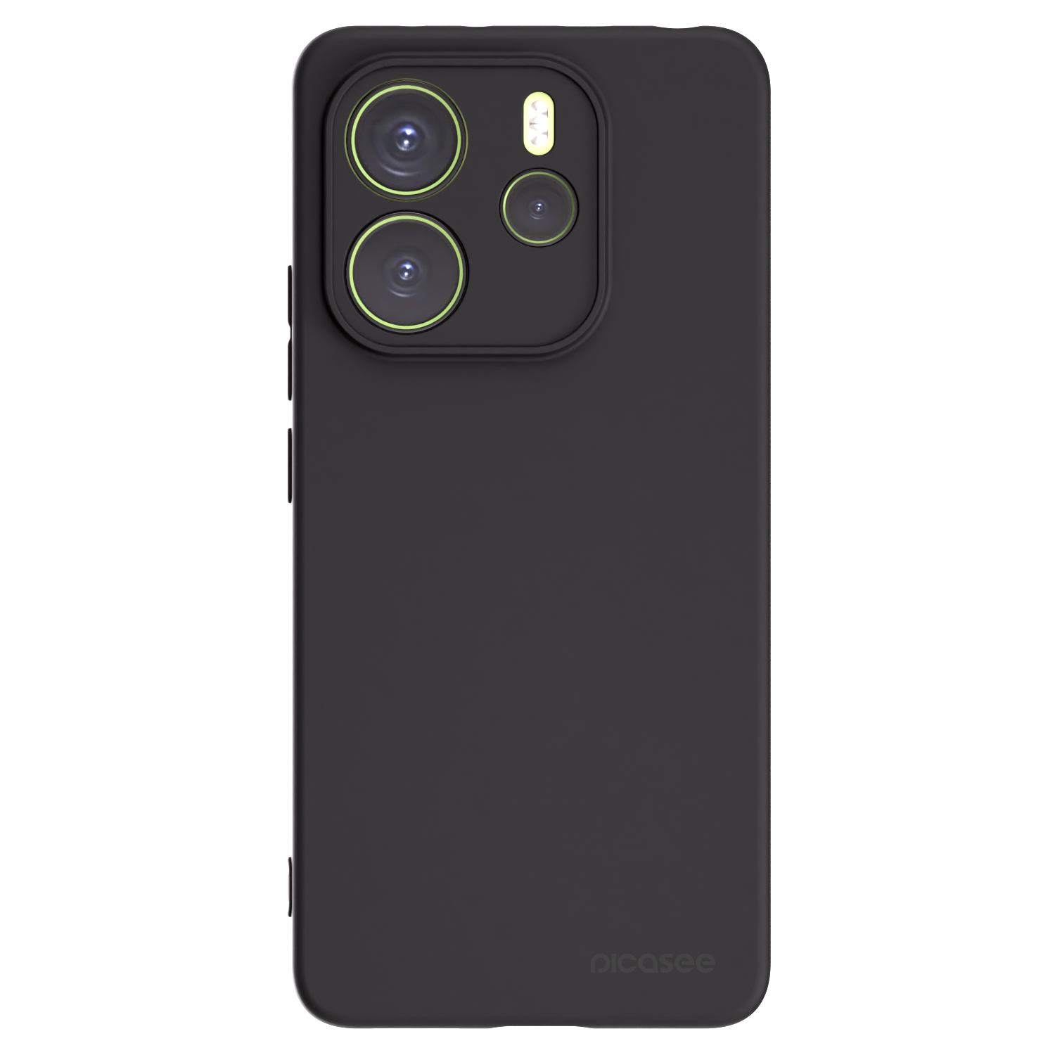 Picasee silikonový černý obal pro Xiaomi Redmi Note 14 4G - Clear