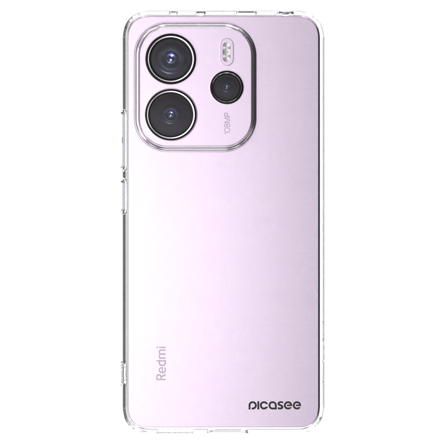 Picasee silikonový průhledný obal pro Xiaomi Redmi Note 14 4G - Clear