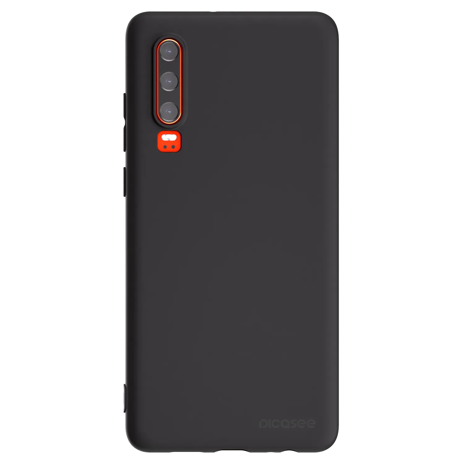 Picasee silikonový černý obal pro Huawei P30 - Clear