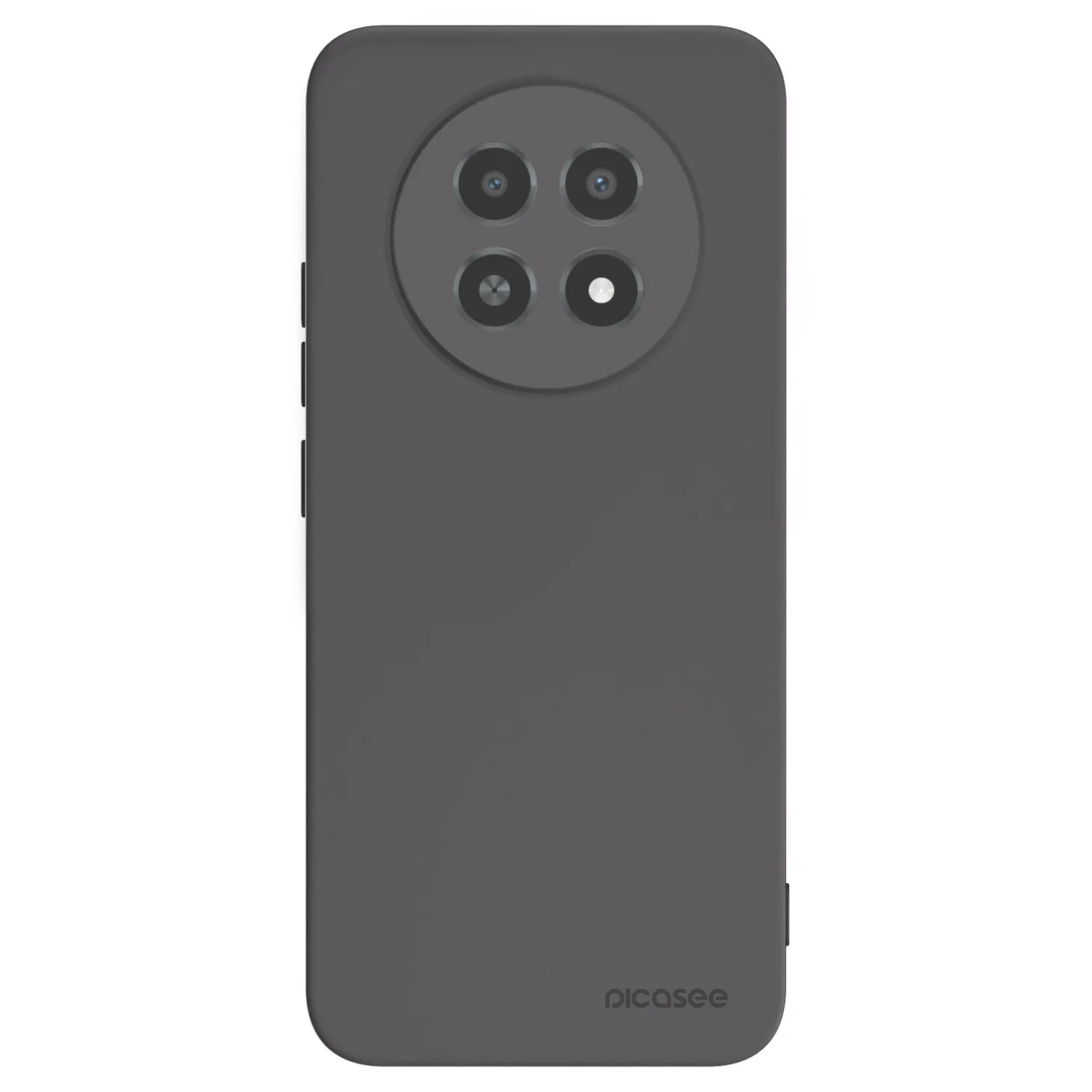 Picasee silikonový černý obal pro Realme 12X - Clear