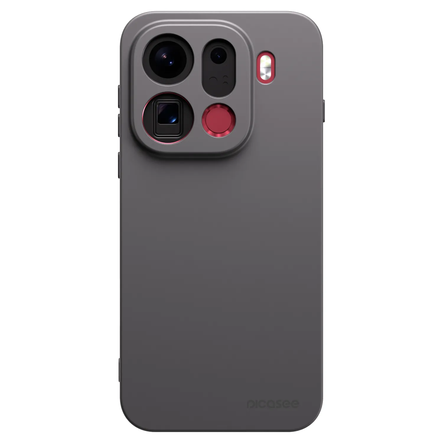 Picasee silikonový černý obal pro OPPO Find X9 Pro - Clear