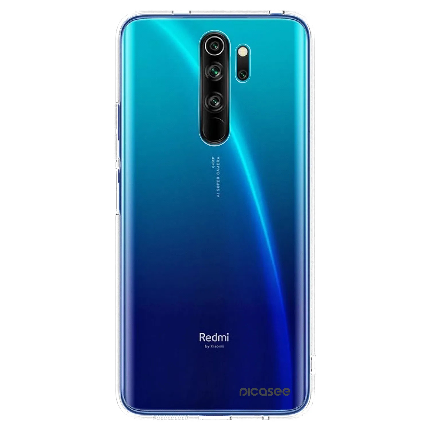 Picasee silikonový průhledný obal pro Xiaomi Redmi Note 8 Pro - Clear