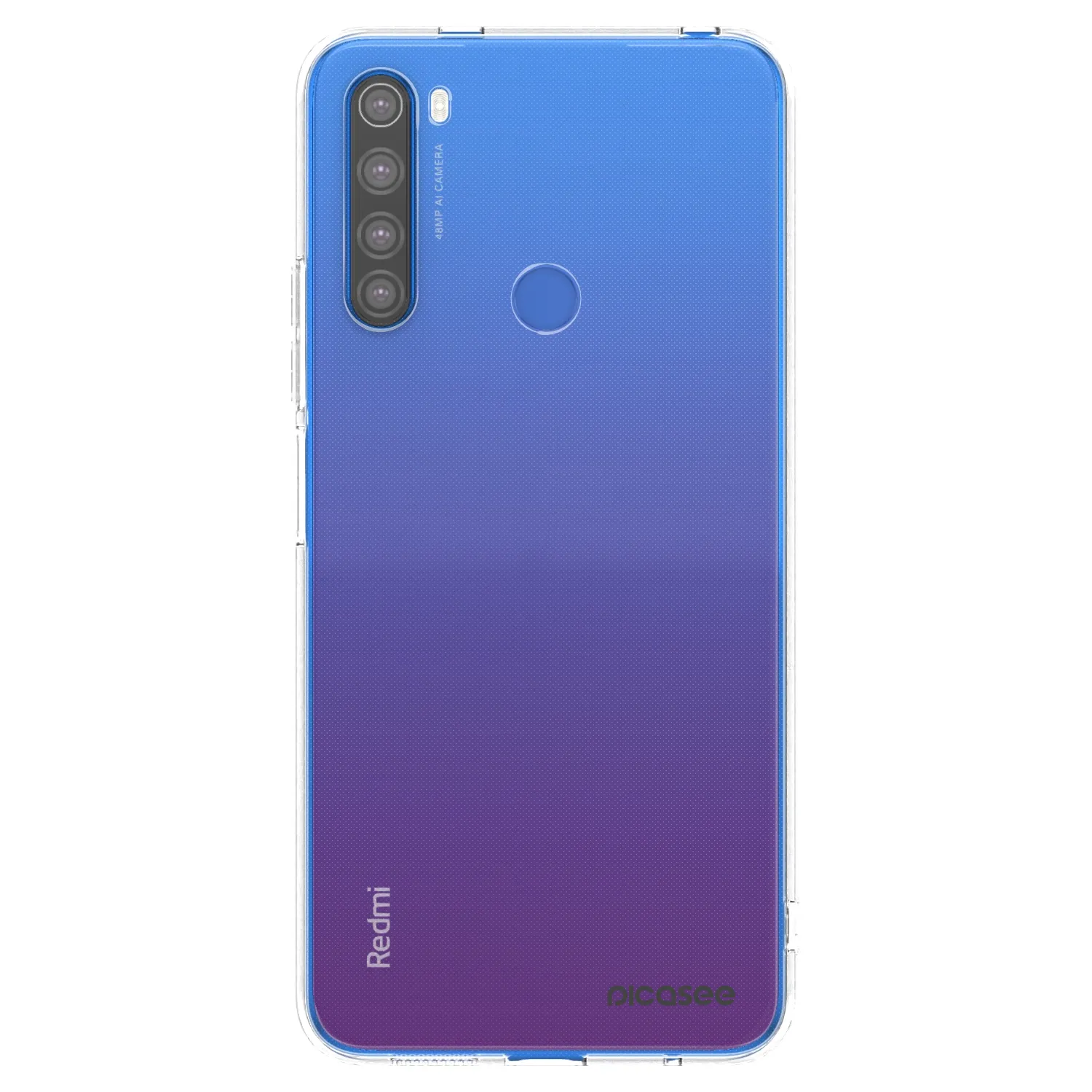 Picasee silikonový průhledný obal pro Xiaomi Redmi Note 8T - Clear