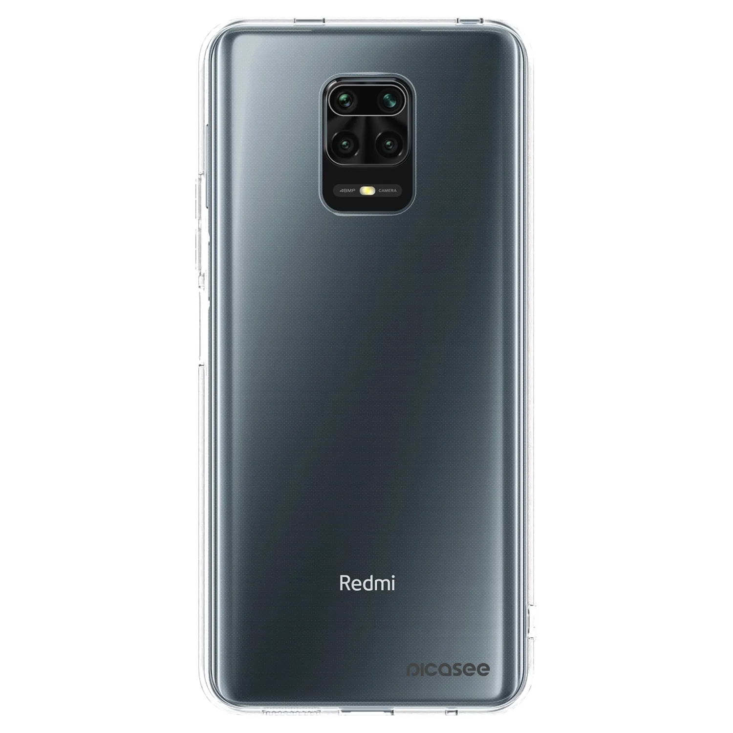 Picasee silikonový průhledný obal pro Xiaomi Redmi Note 9 Pro - Clear