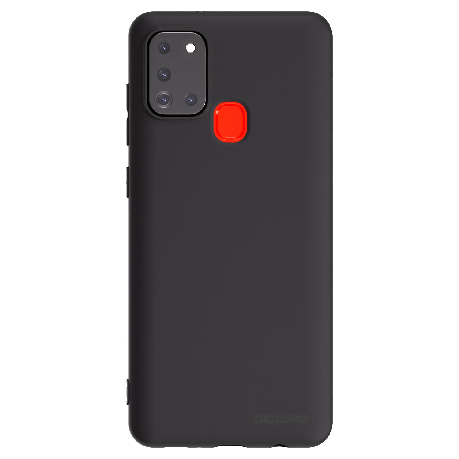 Picasee silikonový černý obal pro Samsung Galaxy A21s - Clear