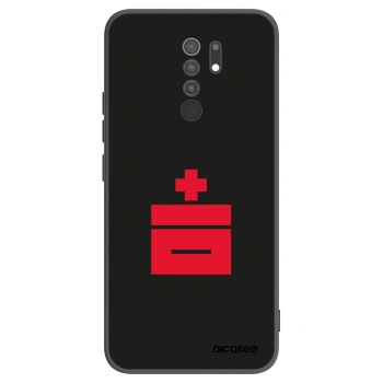 Picasee silikonový černý obal pro Xiaomi Redmi 9 - Le Plastenciaga