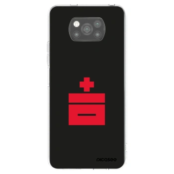 Picasee silikonový černý obal pro Xiaomi Poco X3 - Le Plastenciaga