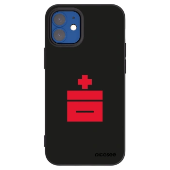Picasee silikonový černý obal pro Apple iPhone 12 mini - Le Plastenciaga