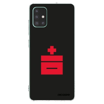Picasee silikonový průhledný obal pro Samsung Galaxy M51 M515F - Le Plastenciaga