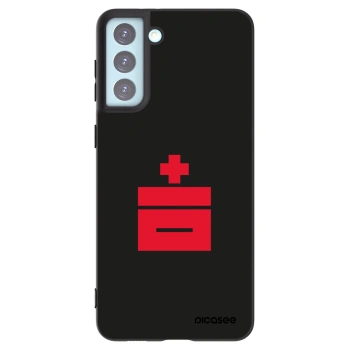 Picasee silikonový černý obal pro Samsung Galaxy S21+ 5G G996F - Le Plastenciaga
