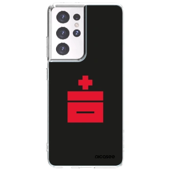 Picasee silikonový průhledný obal pro Samsung Galaxy S21 Ultra 5G G998B - Le Plastenciaga