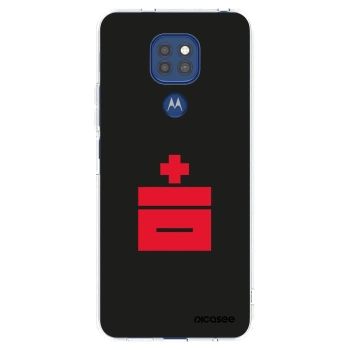 Picasee silikonový průhledný obal pro Motorola Moto G9 Play - Le Plastenciaga