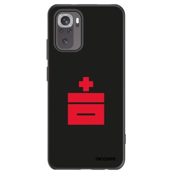 Picasee silikonový černý obal pro Xiaomi Redmi Note 10 - Le Plastenciaga