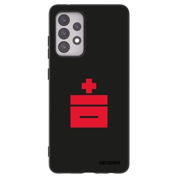 Picasee silikonový černý obal pro Samsung Galaxy A52 5G A525F - Le Plastenciaga
