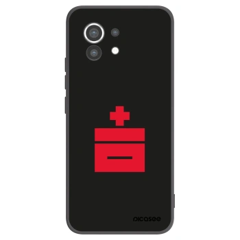 Picasee silikonový černý obal pro Xiaomi Mi 11 - Le Plastenciaga